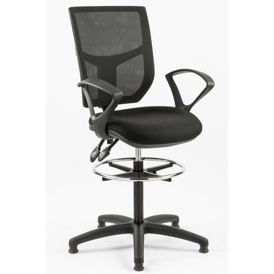 Ergo Line Mesh Draughtsman Chair